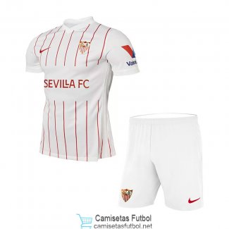 Camiseta Sevilla Niños 1ª Equipación 2021/2022