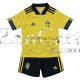 Camiseta Suecia Niños Euro 1ª Equipación 2