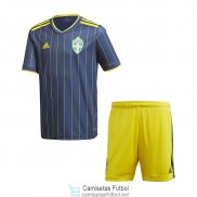 Camiseta Suecia Niños 2ª Equipación 2021/2022