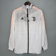 Juventus Chaqueta Rompevientos White Gray 2021/2022