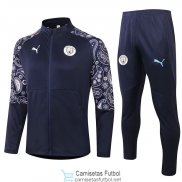 Manchester City Chaqueta Navy + Pantalon 2020/2021