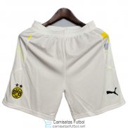 Pantalon Corto Borussia Dortmund White 2020/2021