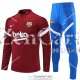 Barcelona Sudadera De Entrenamiento Red + Pantalon Blue 2021/2022