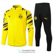 Borussia Dortmund Chaqueta Yellow + Pantalon 2020/2021