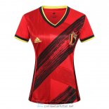 Camiseta Belgica Camiseta Mujer 1ª Equipación EURO 2020