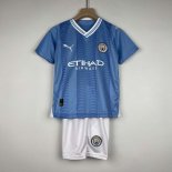 Camiseta Manchester City Niños 1ª Equipación 2023/2024