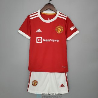 Camiseta Manchester United Niños 1ª Equipación 2021/2022