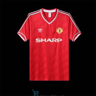 Camiseta Manchester United Retro 1ª Equipación 1986/1988