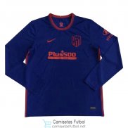 Camiseta Manga Larga Atletico De Madrid 2ª Equipación 2020/2021