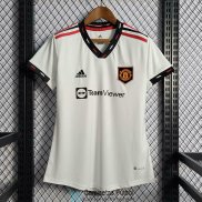 Camiseta Mujer Manchester United 2ª Equipación 2022/2023