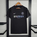 Camiseta PSG x Balmain Black 2023/2024