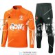 Manchester United Sudadera De Entrenamiento Orange + Pantalon 2020/2021