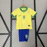 Camiseta Brasil Niños 1ª Equipación 2024/2025
