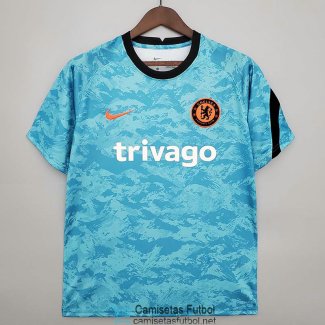 Camiseta Chelsea Training Blue IV 2021/2022