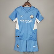 Camiseta Manchester City Niños 1ª Equipación 2021/2022