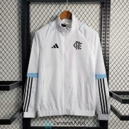 Flamengo Chaqueta Rompevientos White II 2023/2024