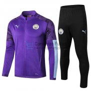 Manchester City Chaqueta Purple + Pantalon 2019/2020