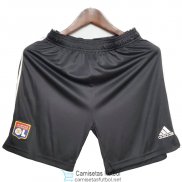 Pantalon Corto Olympique Lyonnais Black 2020/2021