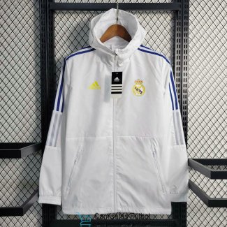 Real Madrid Chaqueta Rompevientos White I 2023/2024