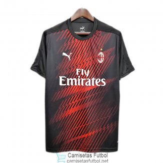 Camiseta AC Milan Training Black Red 2020/2021