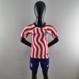 Camiseta Atletico De Madrid Niños 1ª Equipación 2022/2023