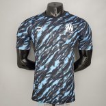 Camiseta Authentic Olympique Marseille Tracksuit Black 2021/2022