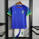 Camiseta Brasil Niños 2ª Equipación 2022/2023