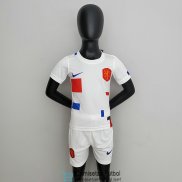 Camiseta Holanda Niños 2ª Equipación 2022/2023