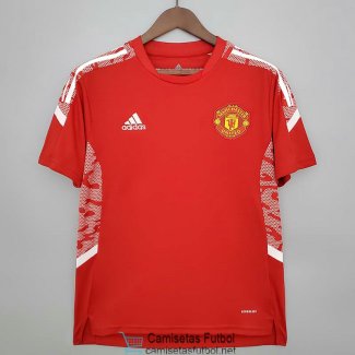 Camiseta Manchester United Training Red III 2021/2022