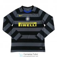 Camiseta Manga Larga Inter Milan 3ª Equipación 2020/2021