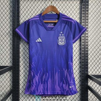 Camiseta Mujer Argentina 3 Star 2ª Equipación 2022/2023