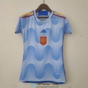 Camiseta Mujer Espana 2ª Equipación 2022/2023