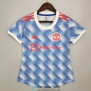 Camiseta Mujer Manchester United 2ª Equipación 2021/2022