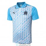 Camiseta Olympique Marseille Polo Blue White 2020/2021