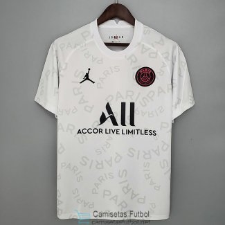 Camiseta PSG x JORDAN Training White Paris 2021/2022