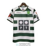 Camiseta Sporting Lisboa Retro 1ª Equipación 2001 2002