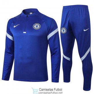 Chelsea Sudadera De Entrenamiento Blue + Pantalon 2020/2021