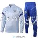 Chelsea Sudadera De Entrenamiento Light Grey + Pantalon 2020/2021