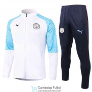 Manchester City Chaqueta White + Pantalon 2020/2021