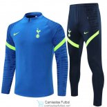 Tottenham Hotspur Sudadera De Entrenamiento Blue + Pantalon Blue 2021/2022