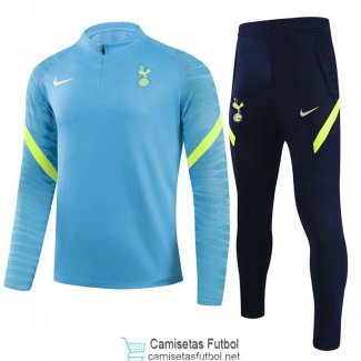 Tottenham Hotspur Sudadera De Entrenamiento Blue III + Pantalon 2021/2022