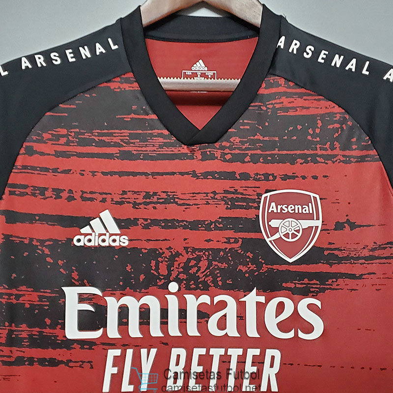 Camiseta Arsenal Training Red 2020/2021