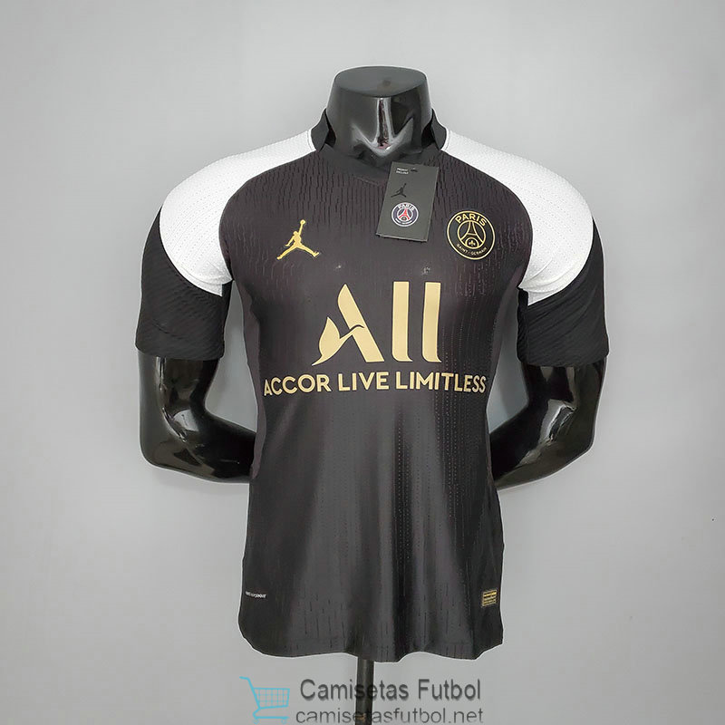 Camiseta Authentic PSG x Jordan Black White 2021/2022