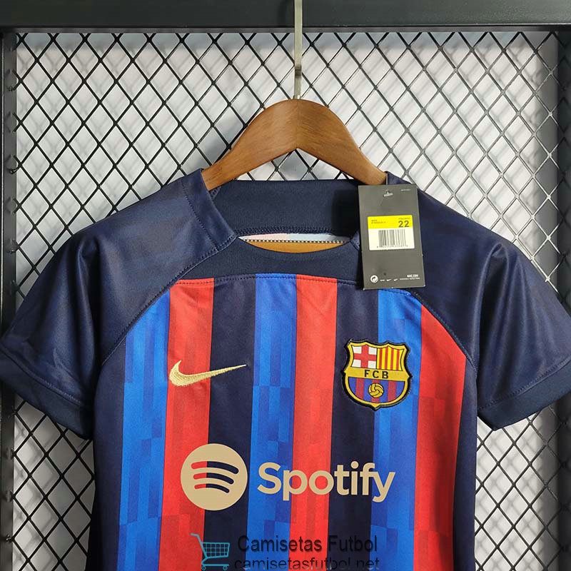 igual Limón motor Camiseta Barcelona Niños 1ª Equipación 2022/2023 l camisetas Barcelona  baratas
