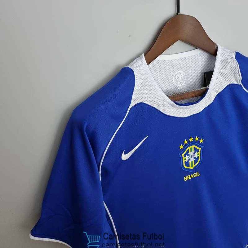 Camiseta Brasil Retro 2ª Equipación 2004/2006