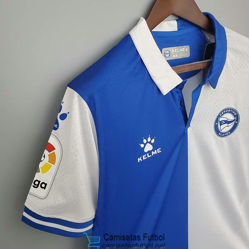 Camiseta Deportivo Alaves 1ª Equipación 2021/2022 l camisetas Deportivo Alaves