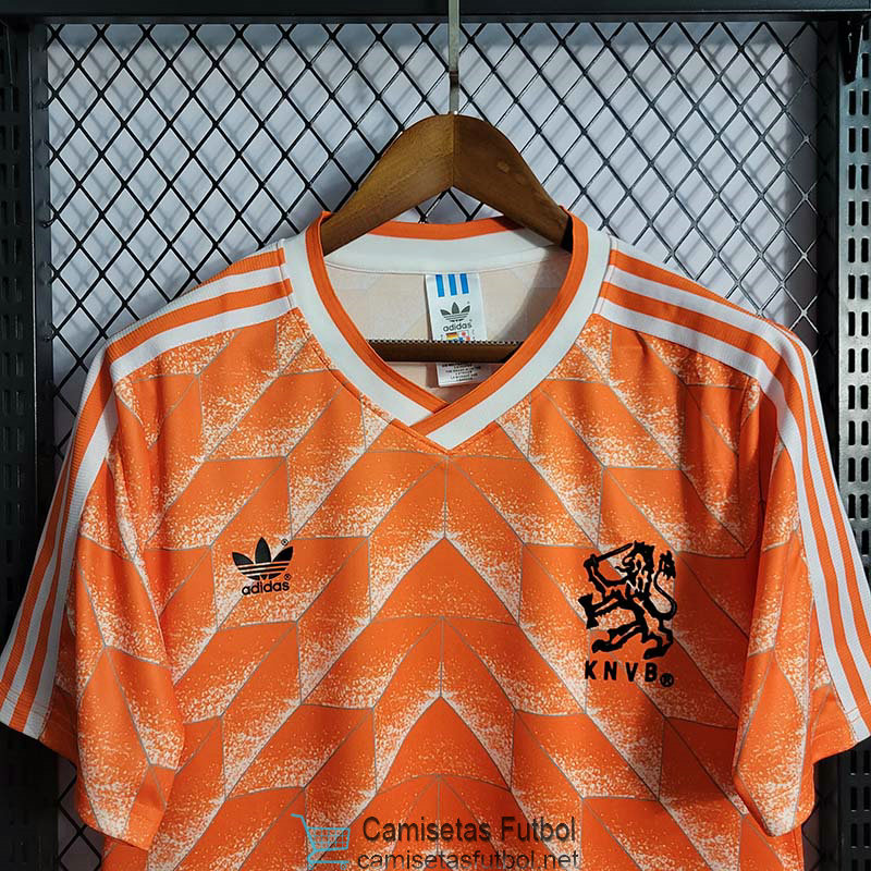 Camiseta Retro 1ª 1988/1989 l camisetas Holanda baratas