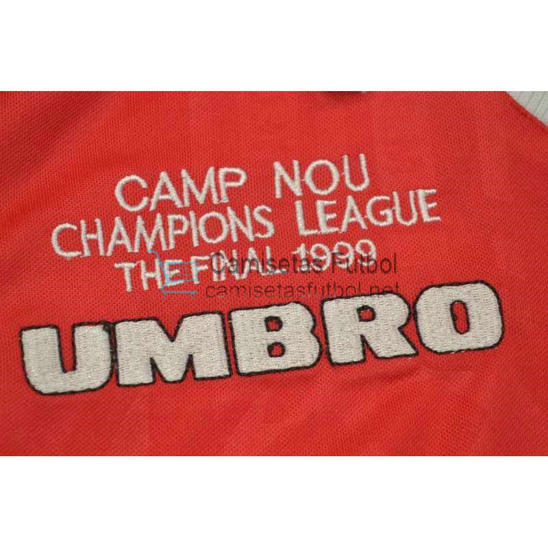 Camiseta Manchester United 1ª Equipación 1999 2
