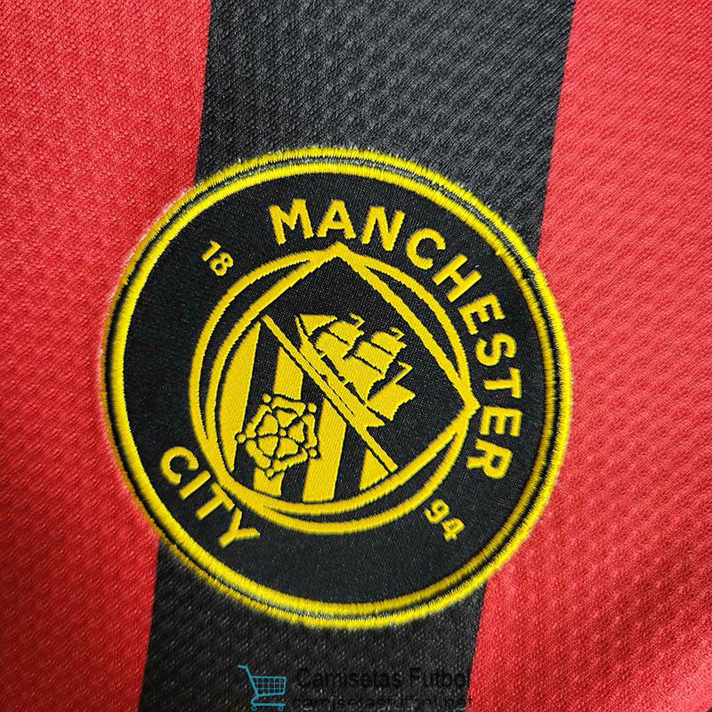 Camiseta Manga Larga Manchester City Segunda Equipación 2022/2023
