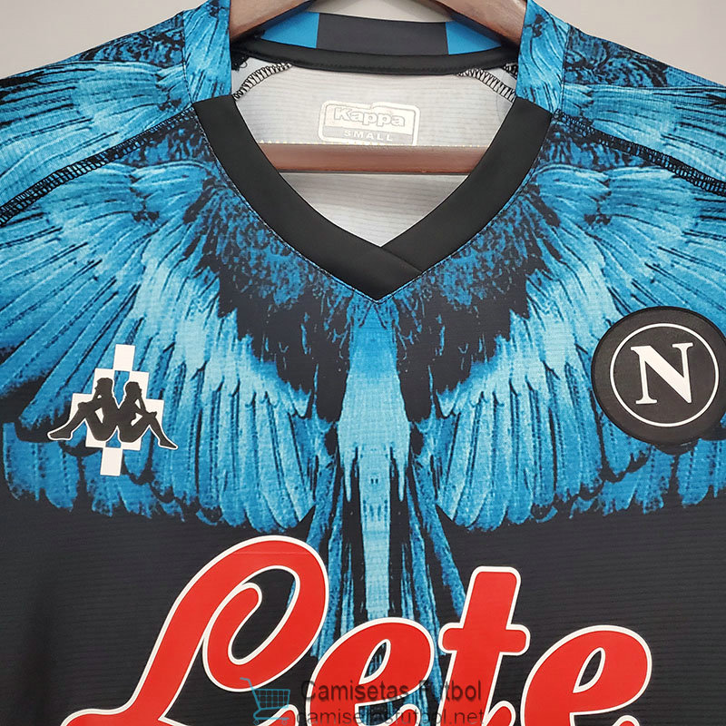 Napoli x Marcelo Burlon Black 2021/2022 l camisetas Napoli baratas